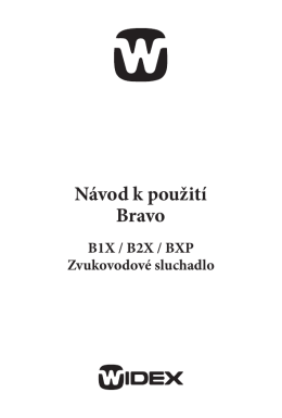 Návod k použití Bravo