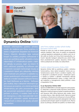 Dynamics Online NAV