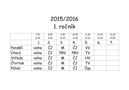 2015/2016 1. ročník