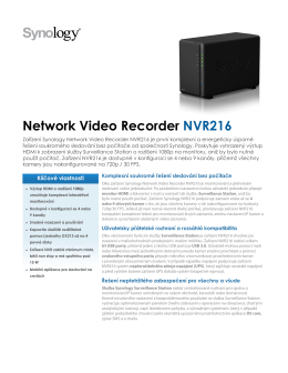 Network Video Recorder NVR216