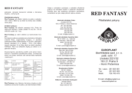 RED FANTASY - EUROPLANT šlechtitelská, spol. s ro