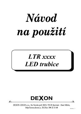 LTR xxxx LED trubice