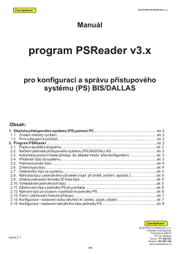 PSReader V3 manuál