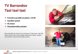 TV Barrandov Taxi, taxi, taxi