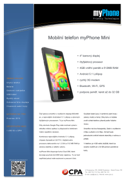 Mobilní telefon myPhone Mini