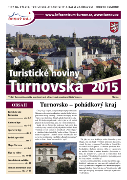 Turistické noviny Turnovska 2015