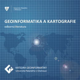 Leták ke stažení v PDF - Katedra geoinformatiky