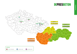 Slovensko - cenové rozdělení 2015 - Oblast 1 a Oblast 2