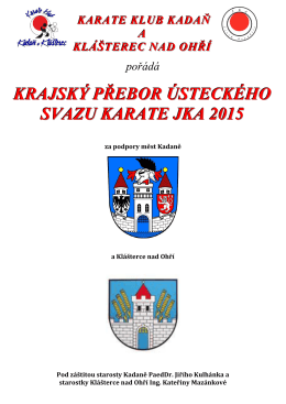 propozice  - karateklubkadan.cz