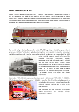 Model lokomotivy T 478.2055