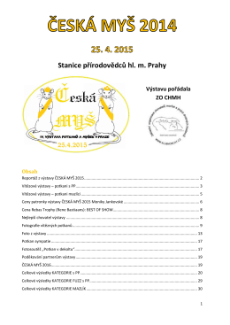 Vysledkovy katalog CESKA MYS 2015