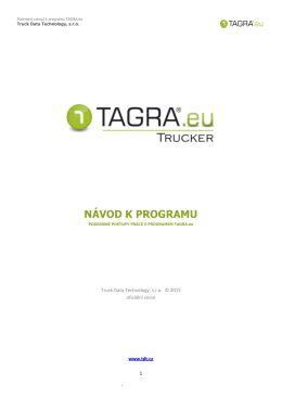 TAGRA.eu TRUCKER (pro řidiče jednotlivce)