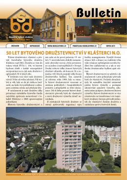 Bulletin - SBD Klášterec nad Ohří