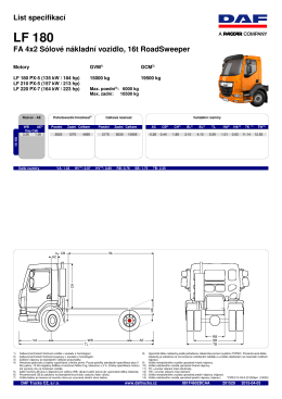 LF 180 - DAF Trucks Praha