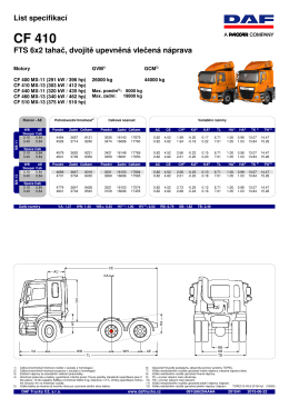 CF 410 - DAF Trucks CZ