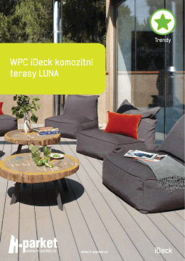 Katalog WPC kompozitní iDeck Luna