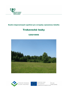 Trokavecké louky - Regionální pracoviště Střední Čechy