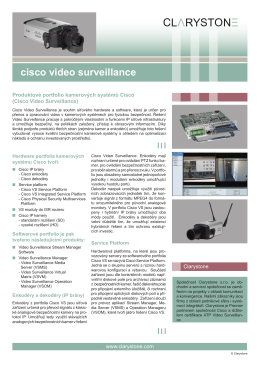 cisco video surveillance