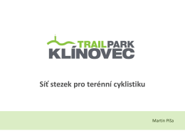 Trail Park Klínovec - Síť stezek pro terénní cyklistiku