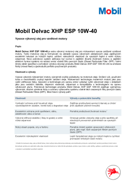 Mobil Delvac XHP ESP 10W40 TL 2015_07
