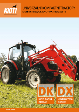 Traktory Kioti DK