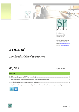 Bulletin SP Audit 06/2015