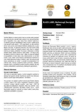 BLACK LABEL Marlborough Sauvignon Blanc