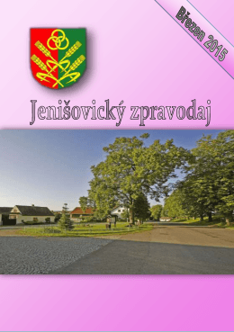 JZO březen 2015 - Obec Jenišovice