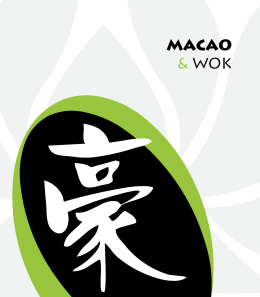 Menu - Macao restaurant