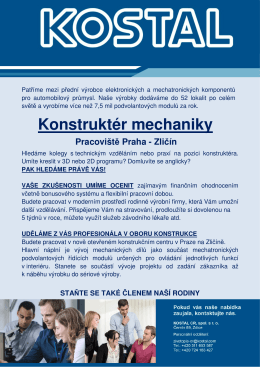 Konstruktér mechaniky