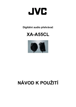 XA-A55CL NÁVOD K POUŽITÍ