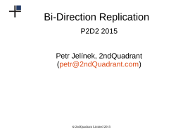 Bi-Direction Replication