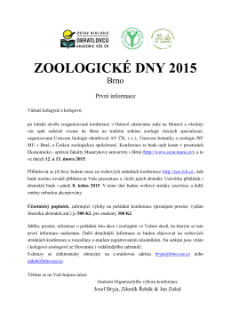 zoologické dny 2015