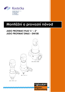 JUDO-PROFIMAT PLUS 0,75 - DN100