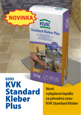 KVK Standard Kleber Plus - Krkonošské vápenky Kunčice