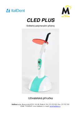 CLED PLUS - Polymerační lampa