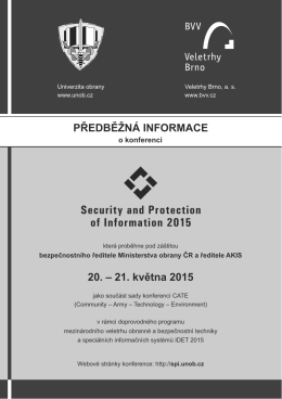 Security and Protection of Information 2015 - Crypto