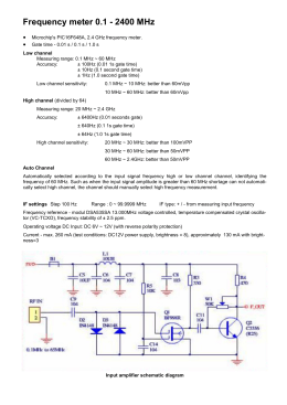 Popis přístroje a návod k obsluze (PDF - 0.6 MB)