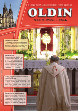 ročník 25 • červen 2015 • číslo 6 olomoucký arcidiecézní informátor