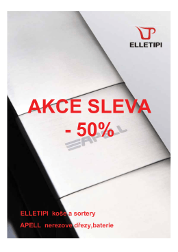 AKCE SLEVA - 50% - Digestoře SIRIUS