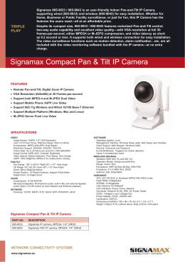 Signamax Compact Pan & Tilt IP Camera