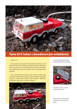 Tatra 813 bowden - katalogKamionu.cz