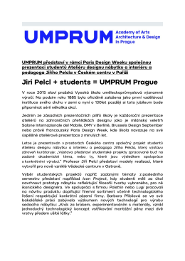 JIRI PELCL plus STUDENTI UMPRUM PRAGUE