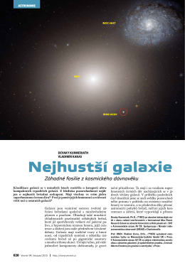 Nejhustší galaxie