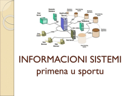 Informacioni sistemi