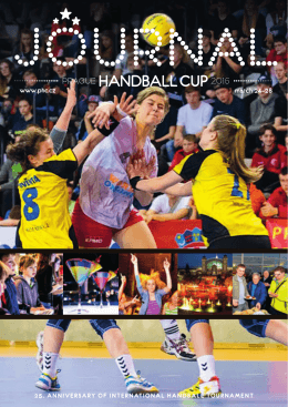 Journal - Prague Handball Cup