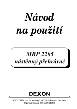 MRP 2205 nástěnný přehrávač