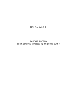 MCI Capital S.A.