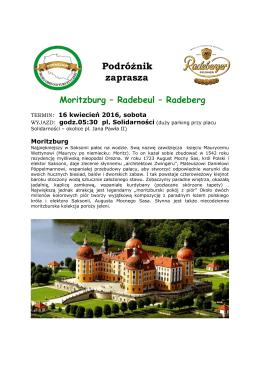 Moritzburg pałac - Radebeul muzeum Karla Maya