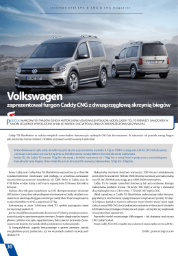 VW Caddy CNG
